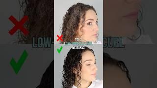 Top 3 Low Porosity Curl Mistakes | #lowporosity #lowporosityhair