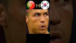 Portugal VS South Korea | Ronaldo  vs  Son  | #shorts #ytshorts #portugalvssouthkorea #football