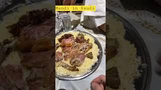 Eating Mandi with Saudi in Saudi Arabia #saudiarabia #ksa #jeddah #makkah #foodvlog