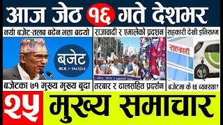 Newstoday nepali news aaj ka mukhya samachar taja l