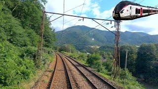  4K  Bayonne - Toulouse-Matabiau, France [08.2023] Pyrenees Führerstandsmitfahrt