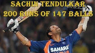 Sachin Tendulkar 200 Runs of 147 Balls Not Out (India vs South Africa)