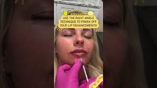 Use the Right Angle Technique to Finish Off Lip Enhancements