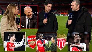 Arsenal vs Monaco 3-0 Saka on fire Mikel Arteta Go Crazy reacts to Gunners Performance & Reactions