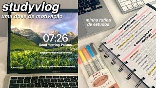 study vlog produtivo | uma dose de motivação