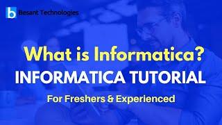 Informatica Tutorial For Beginners | Introduction to Informatica | What is Informatica?