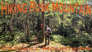 Hiking Rusk Mountain - Catskill Mountains