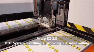 Vitap K2 2.0 DDT System = drilling + grooving + 4 sides milling