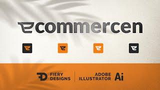 Ecommerce logo |  Adobe Illustrator | Full tutorial | Fiery Designs