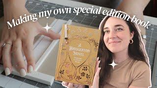 Bookbind With Me: Transforming My Bridgerton Book Into a Gorgeous Hardcover | Slow, ASMR Style 