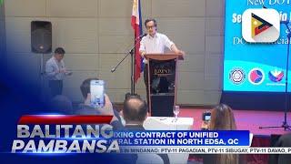 DOTr fixing contract of Unified Grand Central Station in North EDSA, Quezon City