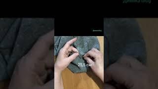 Этапы сборки шапки бини с отворотом