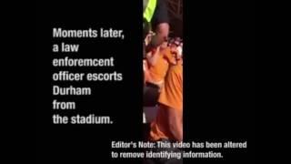 Jeremy Durham kicked out of UT football game