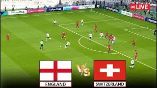 LIVE : ENGLAND vs SWITZERLAND I EURO 2024 QUARTER FINAL I FULL STREAMINGI eFOOTBALL PES 21 GAMEPLAY