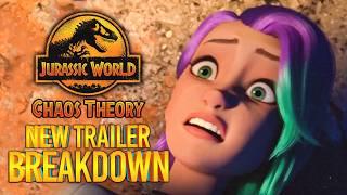 Chaos Theory NEW SEASON Trailer Breakdown + THINGS YOU MISSED | Jurassic World Season 2 Netflix