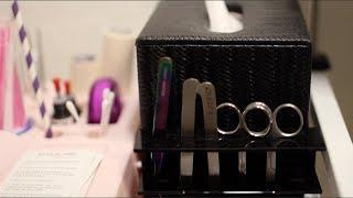 My eyelash extensions setup including products and equipment