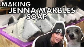 Making a Kermit soap for Jenna Marbles ll Cat and Raven Designs ll artisan soap making
