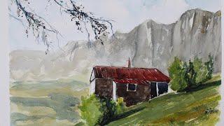 step by step watercolour painting, made easy