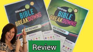 Bible BreakDowns Book by Book GREAT 4 BIBLE STUDY #biblestudy #biblejournal  #beginner #inductive