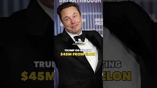 Trump FLEXES $45M From Elon Musk