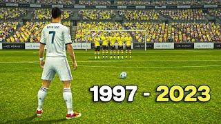 Free Kicks From PES 1997 to 2023