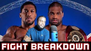 ANTHONY JOSHUA VS DANIEL DUBOIS BREAKDOWN