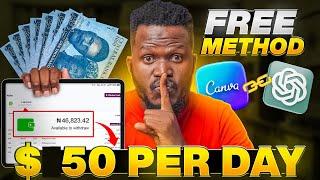 Get Paid 10,000/Day with Chat GPT & Canva for FREE | Make Money Online in Nigeria 2024