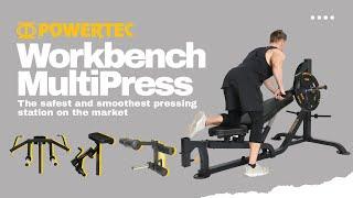 Powertec Workbench MultiPress -  Designed with control & safety in mind (Isolateral leverage arms)