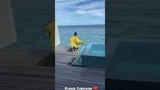 Bollywood Actress Surbhi Jyoti Maldives Vacation Video