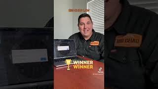 Big Chad gives away a TV