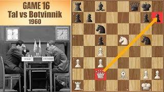 The Impossible Checkmate!? | Tal vs Botvinnik 1960. | Game 16