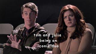 tom and julia being an iconic duo for 4 minutes and 53 seconds (SMASH)