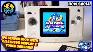 The Best Neo Geo Pocket Color MODS! NEW IPS LCD, Touch Sensors, OSD & New Shell & Buttons!