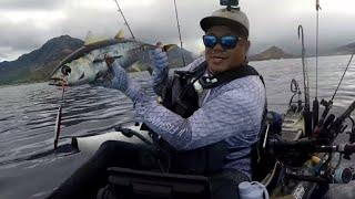 SHARP SHOOTING SHIBI'S (YELLOWFIN TUNA) | JIGGING | KAYAK FISHING HAWAII