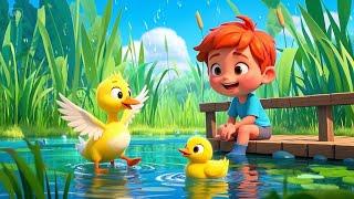 Ducky Wings Go Flap, Flap, Flap Rhyme Song | Popular Nursery Rhyme | Educational Kids Songs