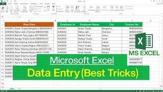 Data Entry Tricks in Microsoft Excel | Data Entry in Excel