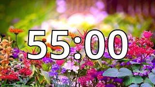 55 Minutes Timer with Music | Spring Timer