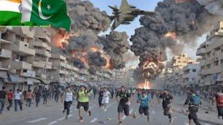 Pakistan India War | Pakistan J-10 C Fighter Jets Attack on Indian Army Supply Convoy- GTA V