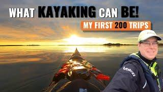 Paddle log milestone: 200 kayaking trips! | Statistics & my fleet of kayaks