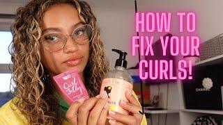 HOW TO FIX DAMAGED CURLS | my curly hair tutorial that fixed my curls + tips