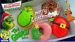 Krispy Kreme® Merry Grinchmas Doughnut Collection Review  All 4 Flavors!  Peep THIS Out! ️‍️