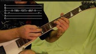 Heavy Metal Fretboard Tapping Guitar Lesson