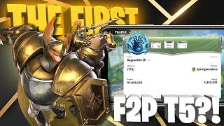 WORLD RECORD! THE 1ST F2P PLAYER TO UNLOCK T5! | Call of Dragons