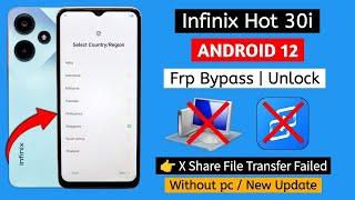 infinix hot 30 i frp bypass | x669c google account bypass | new security unlock without pc and tool