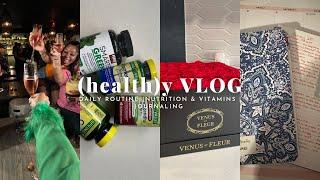 health(y) VLOG: Morning routine + breakfast and vitamins | Catching up | Secret admirer | Journaling