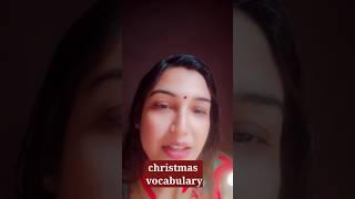 christmas vocabulary #theknowledgeshorts #theknowledgewindow #englishspeaking