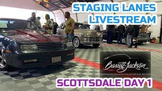 ONLY ONCE AN AUCTION CARS - Barrett-Jackson Scottsdale Staging Lanes #rare #luxurycars