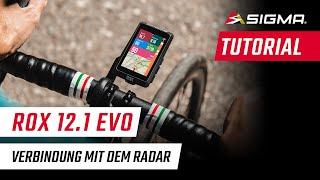 DE | ROX 12.1 EVO | Verbindung mit dem Radar | SIGMA SPORT