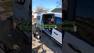 POV: Mobile Engine Bay Detailing | Plainfield, IL #detailing #cardetailing #satisfying #asmr #detail