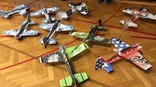 3D Modster Hallenflug 1 Click Friedrichshafen AeMC RC Flugzeug Halle Brushless